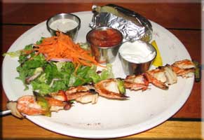 Shrimp kebab