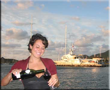 Have some wine with dinner