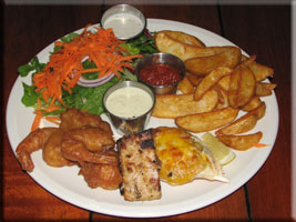 Seafood platter