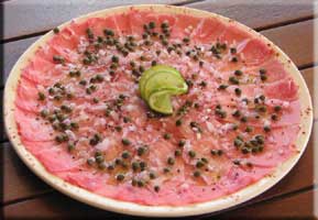 Tuna carpaccio